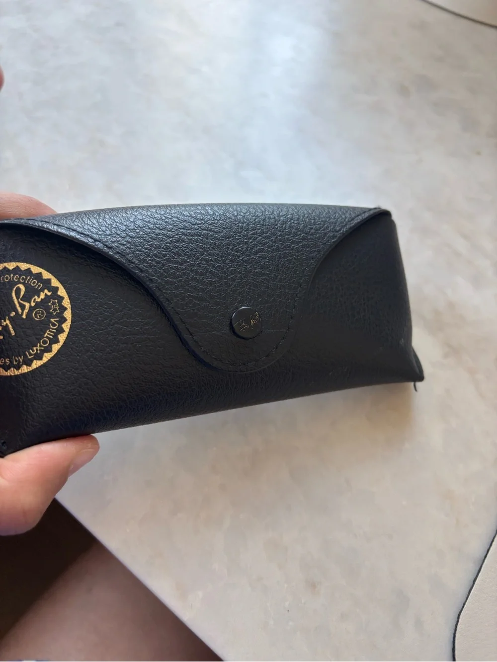 Ray-Ban Black Sunglasses Case with Matching Black Sunglass Frame